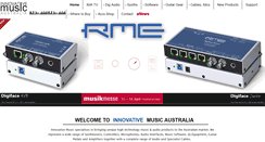 Desktop Screenshot of innovativemusic.com.au